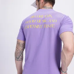 glitchez Expressive Fonts Print Round-Neck Regular Fit T-shirt-picture-48