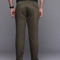 Raymond Men Printed Slim Fit Trousers image 4