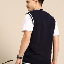 Mast & Harbour Contrast Trim Sweater Vest image 1