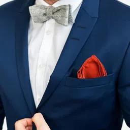 Tossido Men Red Solid Pocket Squares image 5