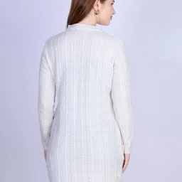 MONTREX Women Self Design Longline Cardigan image 5