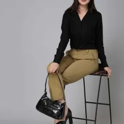 Style Quotient Black Regular Fit Shirt image 4