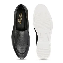 Woodman Men Textured Loafers image 3
