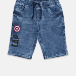 Pantaloons Junior Blue Printed Shorts-image-88