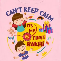 Arvesa My First RakhiPrinted Romper image 2