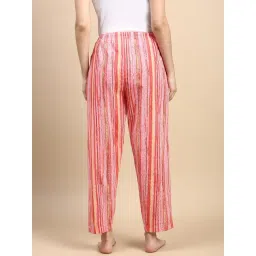 Kryptic Pink & Pink Cotton Relaxed Fit Printed Lounge Pants - Pack of 2 image 2