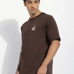 Difference of Opinion Typography Printed Oversized Pure Cotton T-shirt image 4