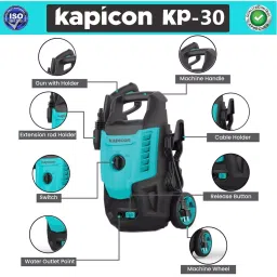 Kapicon 1800 W 135 Bar Singal Phase Car Pressure Washer KP-30X image 4