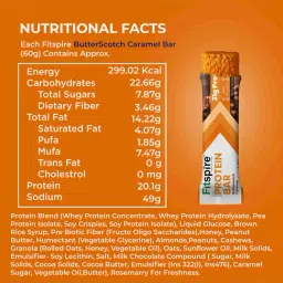 Fitspire Butterstoch Protein Bar Pack of 4 (Each 60g) and provide 21g Protein image 3