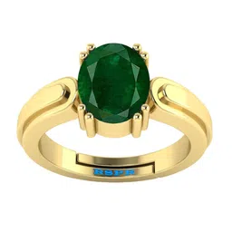 RSPR 14.25 Ratti 13.62 Carat Emerald Panna-Studded Adjustable Finger Ring-picture-38