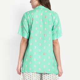 TILISM Printed Pure Cotton Shirt With Shorts Co-Ords image 5