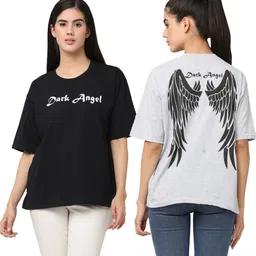 Linoges Women Typography Printed 1 T-shirt-picture-22