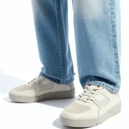 SOLEPLAY by Westside Off-White Perforated Lace-Up Sneakers image 2