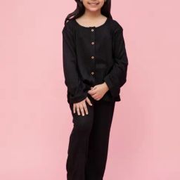 NEUDIS Kids Black Regular Fit Full Sleeves T-Shirt Set-picture-37