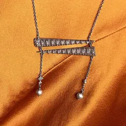 Shaya 92.5 Sterling Silver Dadis Club Lunch Necklace for Women-picture-17