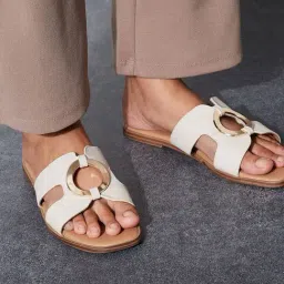 CODE by Lifestyle Women's Cream Casual Sandals-image-41