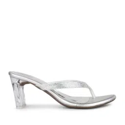 Inc.5 Women's Silver Casual Sandals image 3