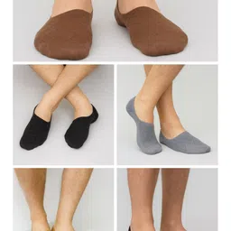 SAZARA Men Pack of 5 Cotton Ankle Length Socks-picture-24