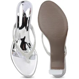Inc.5 Women's Silver Casual Sandals image 4