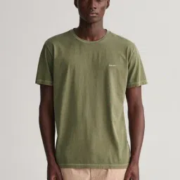 GANT Green Cotton Modern Fit T-Shirt-image-46