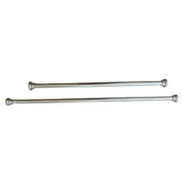 GENERIC Adjustable Tension Shower Curtain Rod 105 to 190 cm Size with SS Finials-picture-41