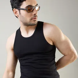 Park Avenue Combed Cotton Basic Vests PZVX00120-K887F080 image 5