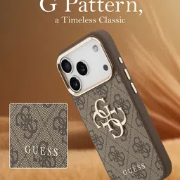 GUESS Unisex iPhone 17 Pro Max Typography Back Case image 3