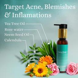 Twachaa by Saraswat Deep Cleansing face wash for acne and pigmented skin image 4