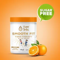HEMP TRIBE Smooth Fit Fibre Supplement For Digestion - Bloating, Gas, Gut Support & Constipation Supplement, 120g, Fiber Blend For Adult image 3