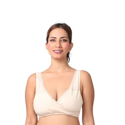 morph maternity Women's Cotton Non Padded Wire Free Maternity Bra image 1