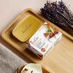 Kozicare Kojic Acid Soap & Glutathione Soap | Sandal Soap | Body Tan Removal Soap & Detan Soap | Sandalwood Ghar Ka Soap | Natural Soap | Soaps for Bath | Bath Soap Combo Offers - Pack of 3 image 2