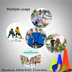 VINOX Ultimate Cricket and Fitness Combo Set 1 Popular Cricket bat 1 Tennis Ball 1 Abdo Guard 1 Plastic Disc Space Marker 1 Stump Set (6) image 5