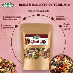 nuteko Trail Mix - Daily Health Mix, Healthy Trail Mix With Dry Fruits Nuts Seeds - Almonds Cashews(1KG) image 5