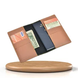 ncgifts Personalized Name Wallet Combo for Men | with Name & Charm | Birthday & for Husband or Boyfriend (Tan) image 3