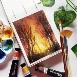 BRUSTRO Artists Watercolour Set of 24 Colours X 12ML Tubes | Suitable for Gouache, Acrylics, Watercolor, Oil Painting, Rich Pigments, Transparent, Intermixable Colours. image 3