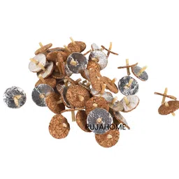 Pujahome Eco-Friendly Cork-Based Floating Oil Wicks Diya Bati Parsi Vat Pack of (500 Wicks), Long-Lasting, Smoke-Free Diya Baatis for Pujas and Festivals image 2