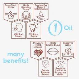 COCO CRUSH Pure Ayurvedic Coconut Oil Combo for Oil Pulling | Peppermint & Clove, Orange Flavors | Promotes Strong Teeth & Gums | Cold-Pressed & Virgin (2 * 50ml, 100ml) image 2