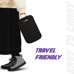 sneakare Premium Shoe Bag for Travel - Fits Sneakers Up to UK Size 12, Removable Crossbody Strap, Airflow Vents, Extra Pockets with 5mm Thickness image 4