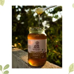 phalada pure & sure Pure & Sure Organic Honey 250G | 100% Raw & Natural | Organic Certified | Unprocessed & Non-Pasteurized | Rich in Anti-Oxidents & Amino Acids | No Sugar, No Adulterated image 5