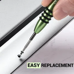 12PCS M2x3 Torx T5 Screws + 1 Screwdriver Compatible with Dell XPS 13 9343 9350 9360 |XPS 15 9550 9560 9570|Precision M5510 5520 5530 5540,for Razer Blade,HP Envy 13|for Beat Studio 2 3(Silver) image 5