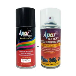 APAR Automotive Spray Paint Midnight Plum (RC Colour Name) + GC Compatible for Tata Cars -225 ml (Pack of 2-Pcs) image 1