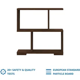 generic Super mart Bedside Table | Stylish Side Table | End Tables | Wooden Table for Living Room, Bedroom (S-Shape, Brown) image 4