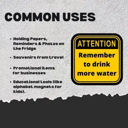 GLADTOGIFT Wooden Fridge Magnet – Remember to Drink Water Motivational Quote | Inspirational Kitchen & Office Decor | Strong Magnet for Fridge, Cabinets & Boards image 5