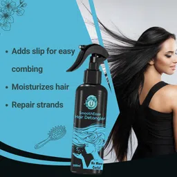 URBA Detangler Mist Spray 200 ml for Soft, Smooth, Tangle-free, Paraben & Sulfate Free 7.03 Fl Oz image 5