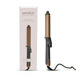 WINSTON Hair Curler Tong with Adjustable Heat Setting | Hair Curler for Women with Fast Heating & Ceramic Coating Plate| Easy to Use Professional Curling Iron - 1 Year Warranty image 1