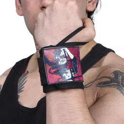 ZYZFIT Wrist Wraps with Superhero Patch Adjustable Gym Wrist Support with Thumb Loop Great for Crossfit, Powerlifting, Bodybuilding(ASTA) image 1