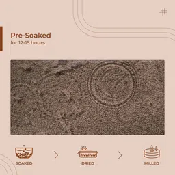 THE MILLET COMPANY Pre-Soaked Millet Flour Combo Pack Of 5, Browntop, Foxtail, Kodo, Barnyard, And Little Millet, Gluten Free, Unpolished, High Fibre Flour (500 Gm Each) image 2