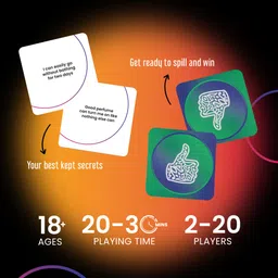 Binca Spill Party Game for Adults, A Game of Spilling Secrets, Adult Card Games for Parties, Friends, and Entertainment - Ages 18+ image 4