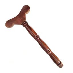 generic Handcrafted Wooden Yoga Danda Meditation Stick | Pure Wood Meditation Stick for Mala Jaap, Mantra Dhyan, and Yoga Asanas (YOGA-PLAIN, MEDIUM) image 1