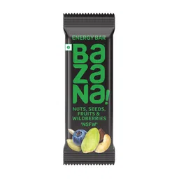 bazana Boost Your Energy with Bazana's Nut Seeds Fruit & WildBerries Energy Bars - Savor the Natural Power of Flavors - 38g x 12 Bars for a Superior Snacking Experience! image 3